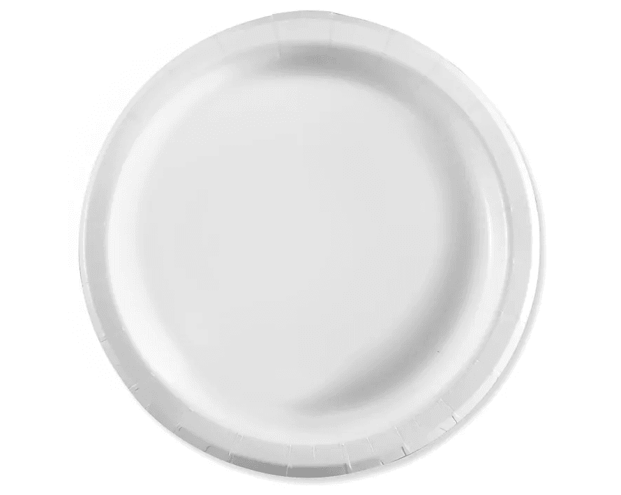Plato desechable de 18 cm
