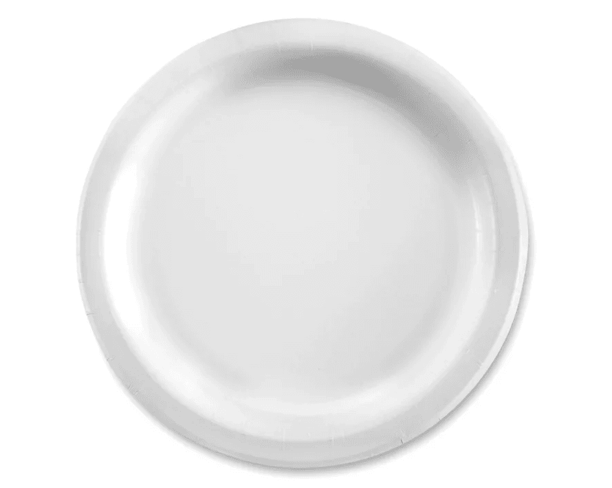 Plato desechable de 22 cm